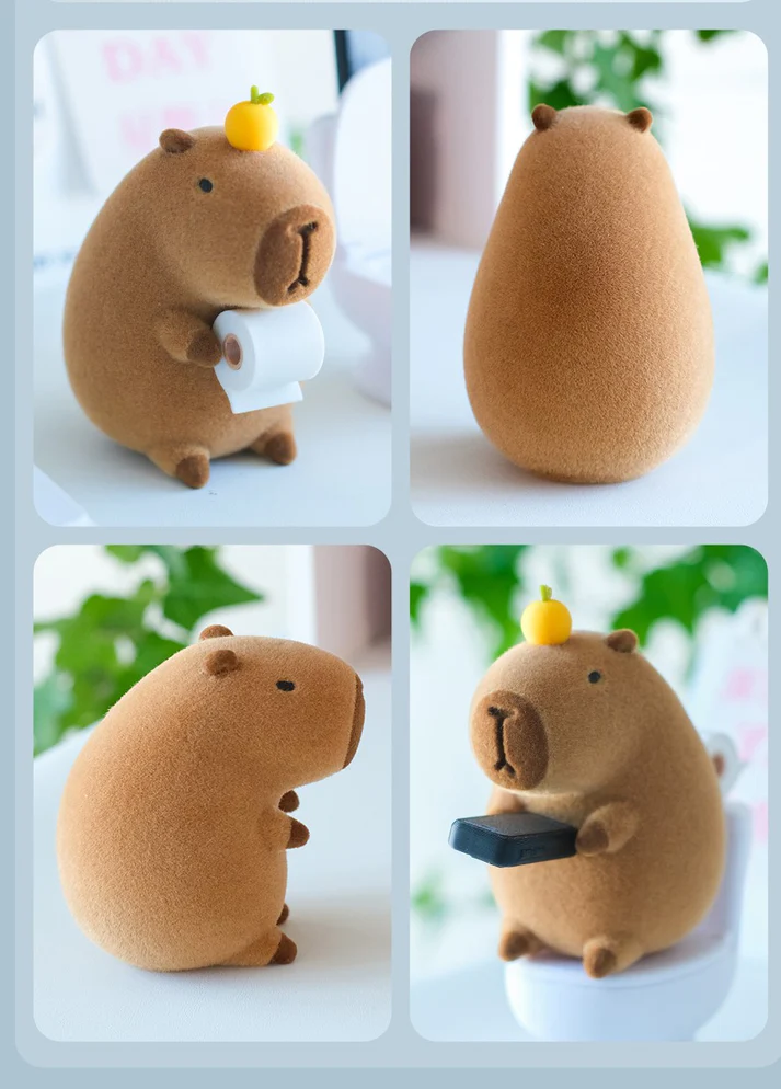 3D Printing Toilet Capybara (Flocking Style)